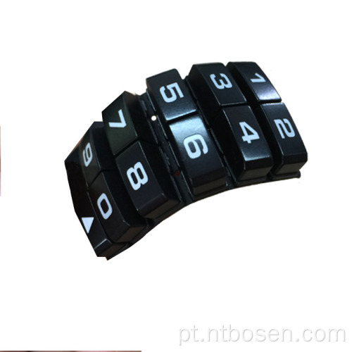 Botões de silicone de alta qualidade teclado